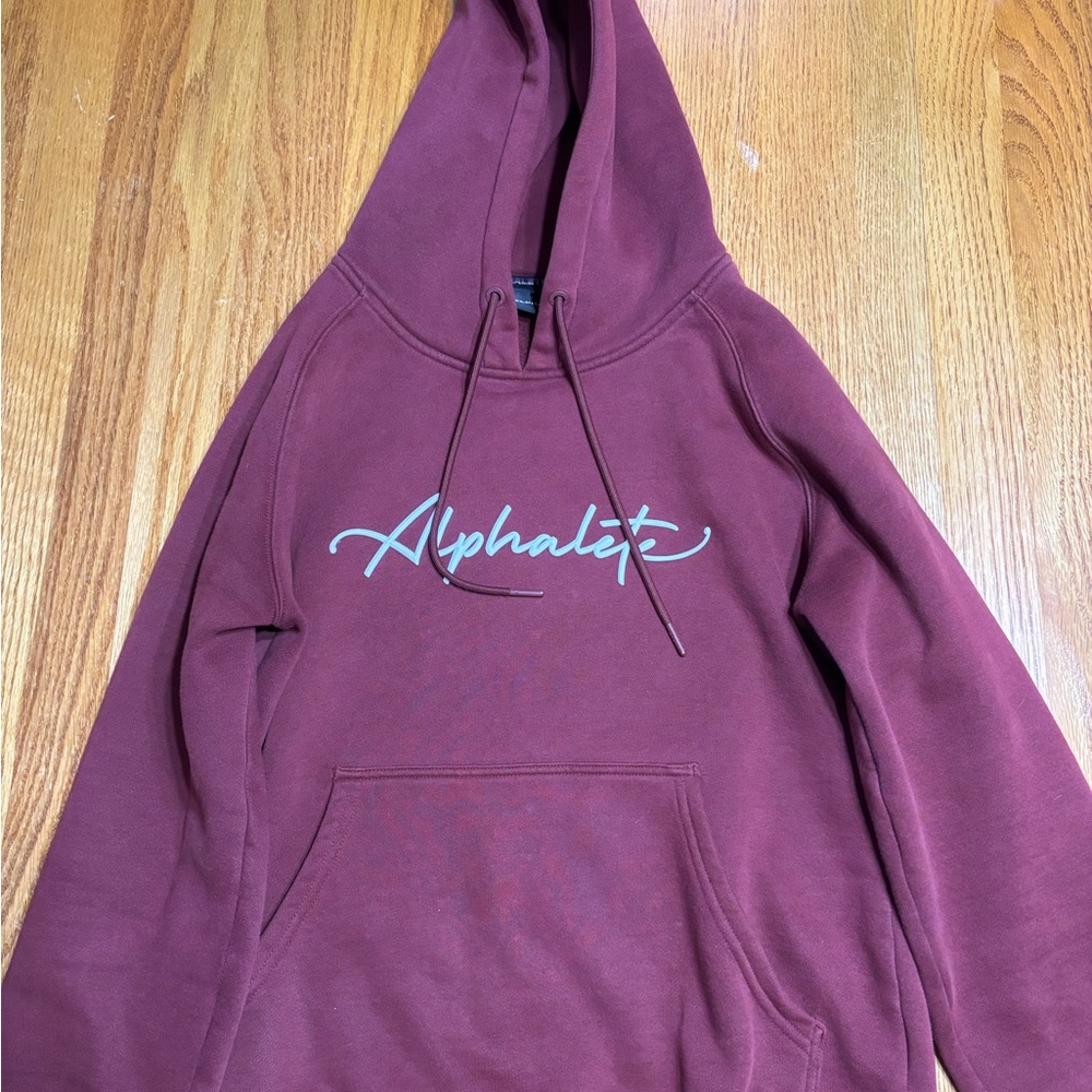 Alphalete Burgundy Hoodie
